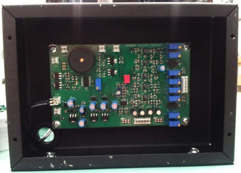 Lamp current tester control box