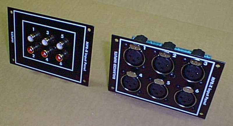 MPR Amplifier Input Panel